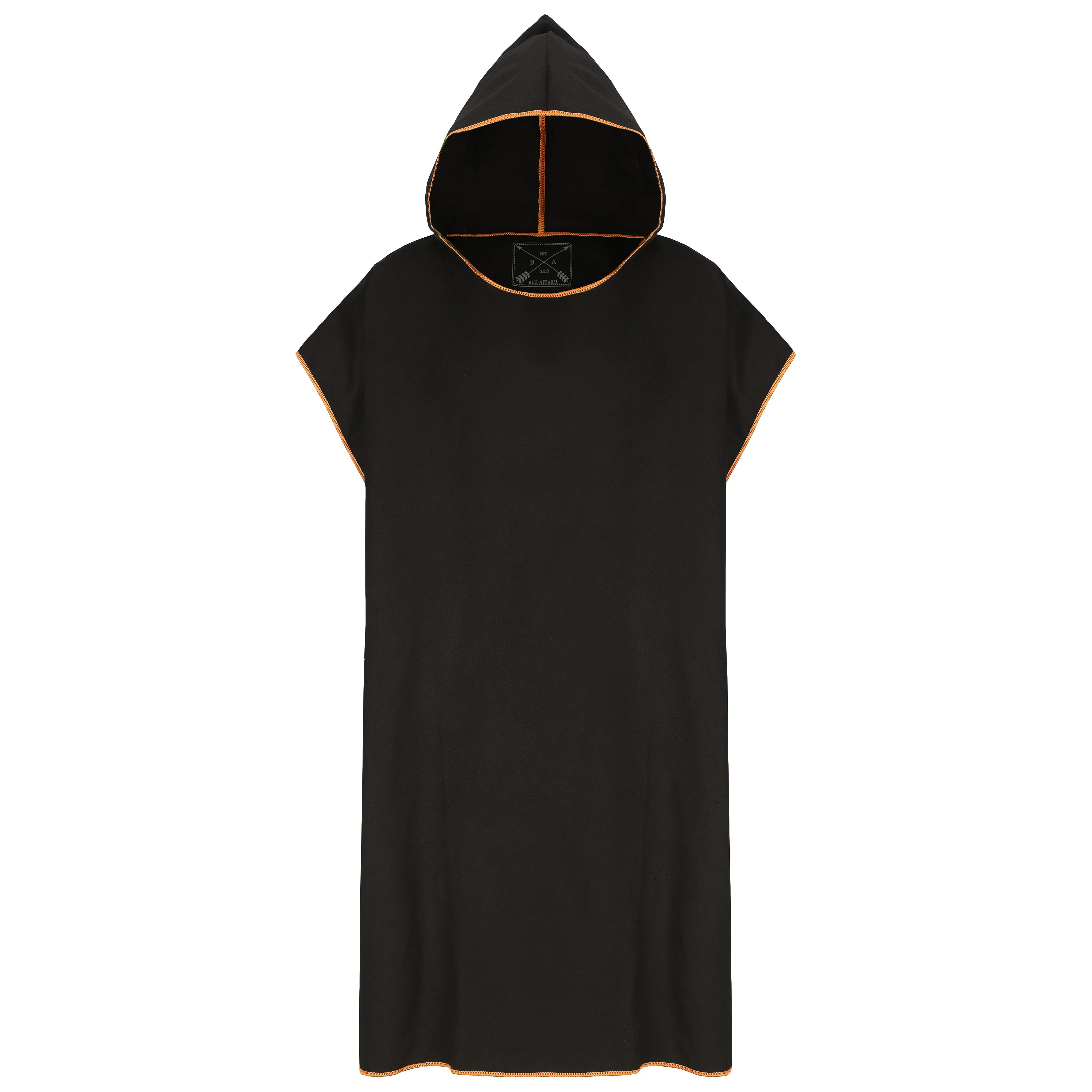 Microfibre Changing Robe / Poncho - Black