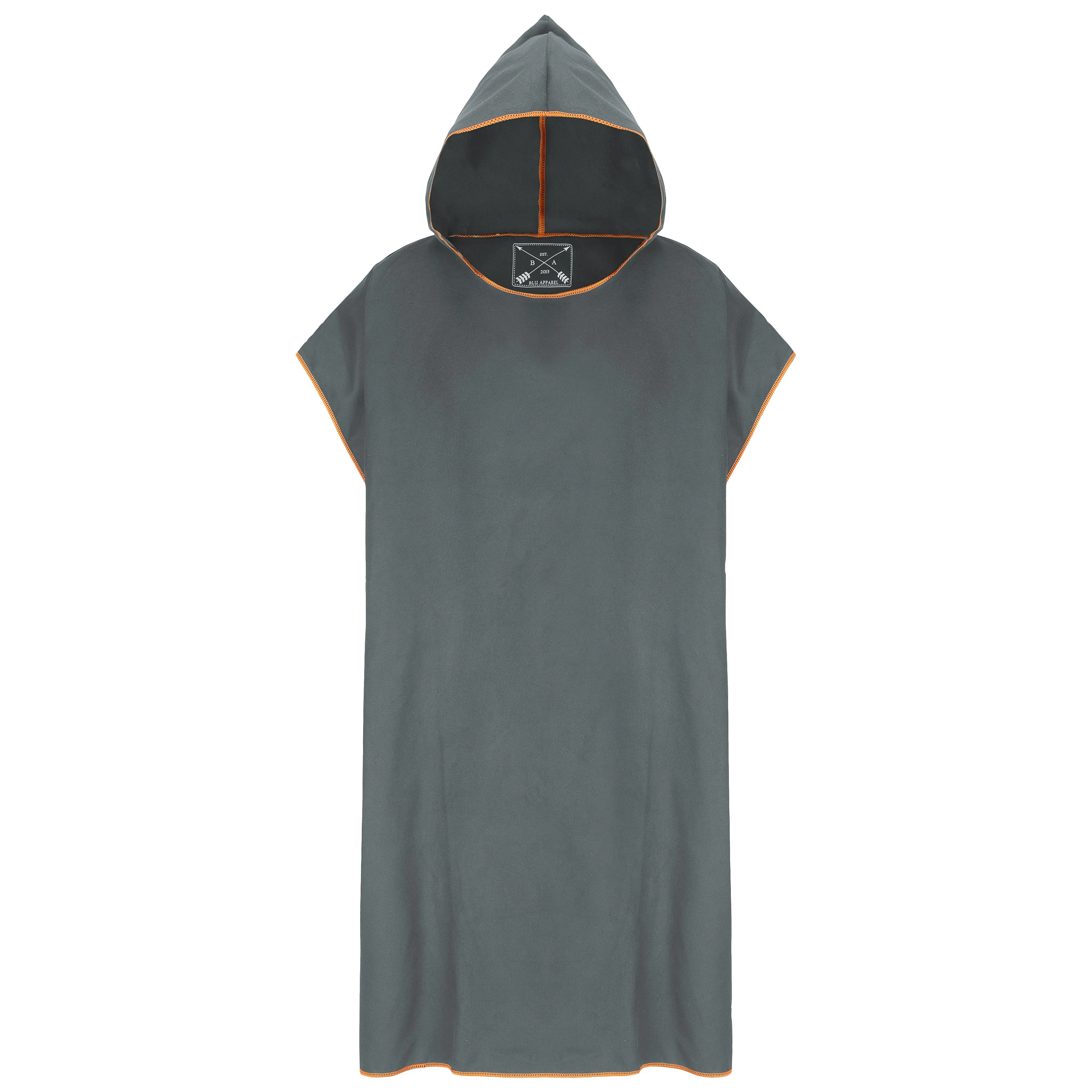 Microfibre Changing Robe / Poncho - Grey