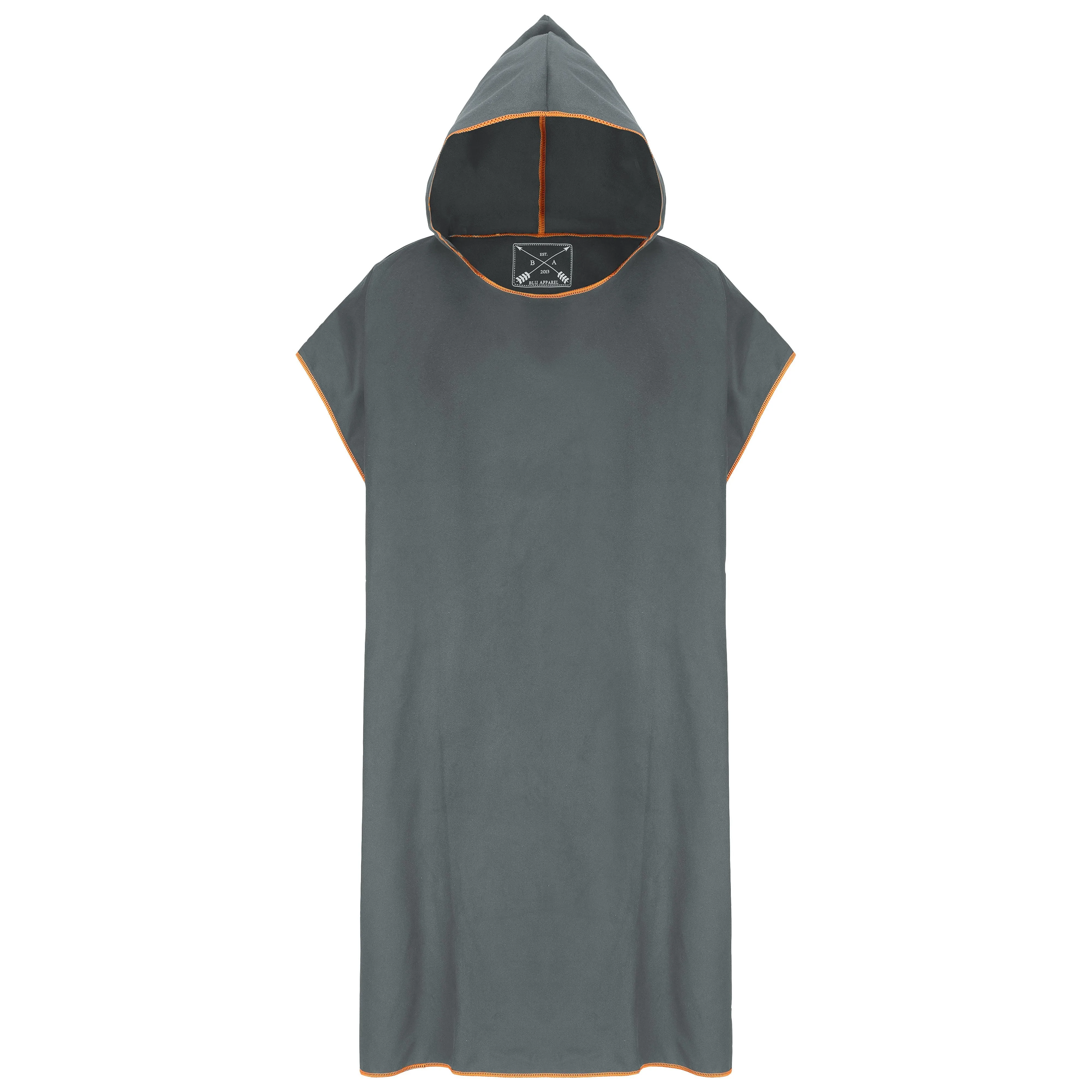 Microfibre Changing Robe / Poncho - Orange