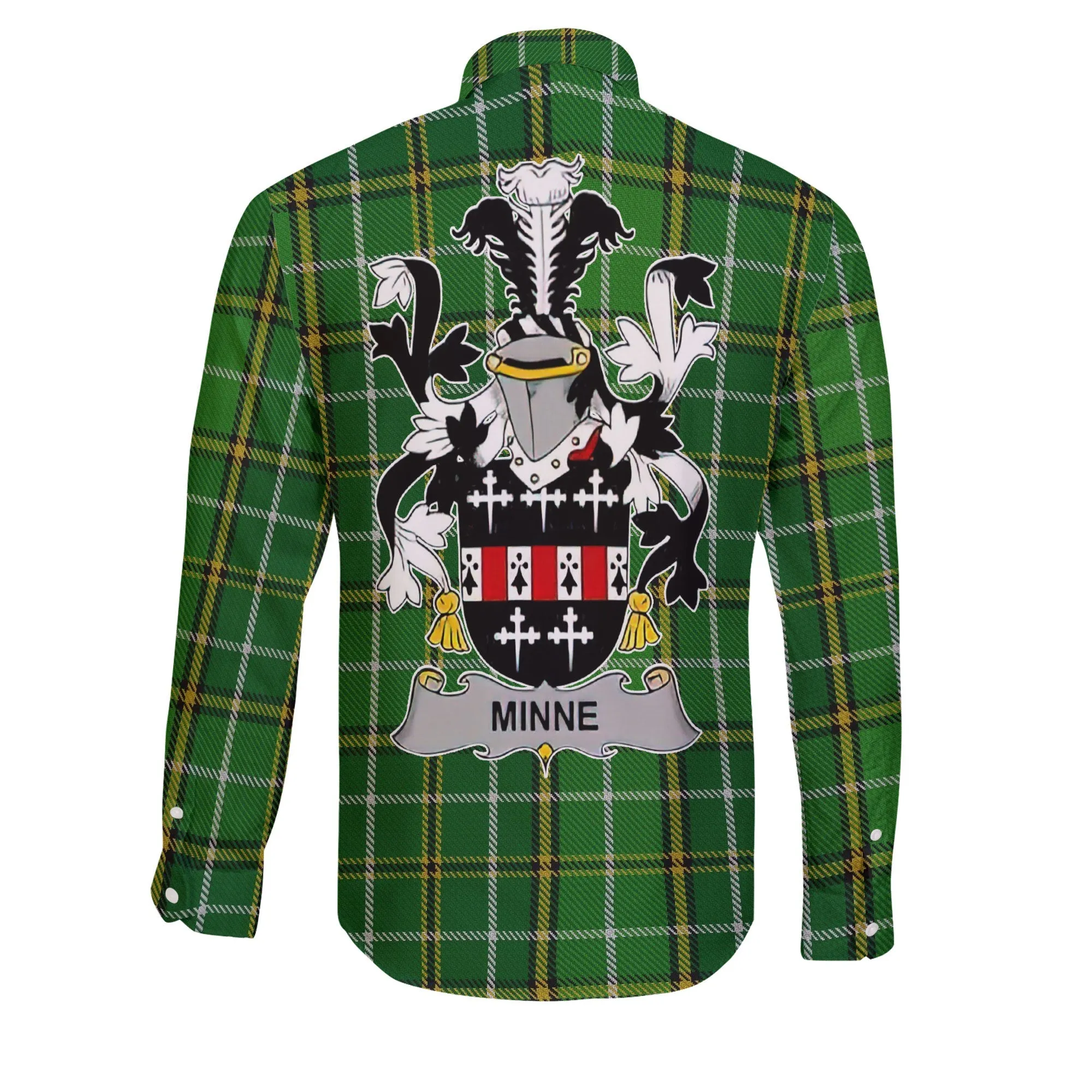 Minne Long Sleeve Button Shirts Crest And National Plaid Style