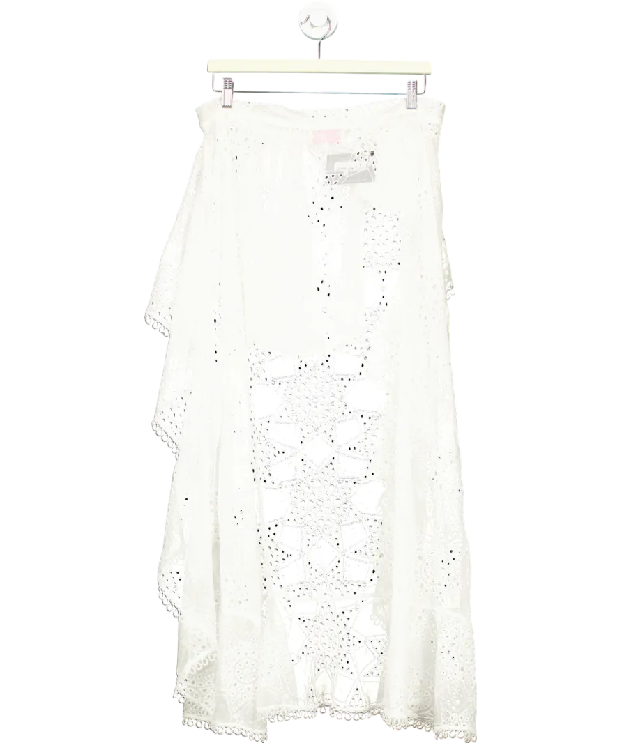Miss June White Farah Skirt UK S/M
