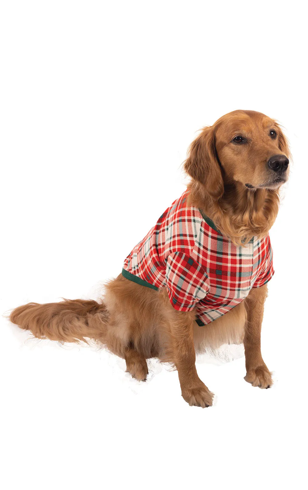Modern Plaid Matching Pet and Owner Pajamas - Evergreen