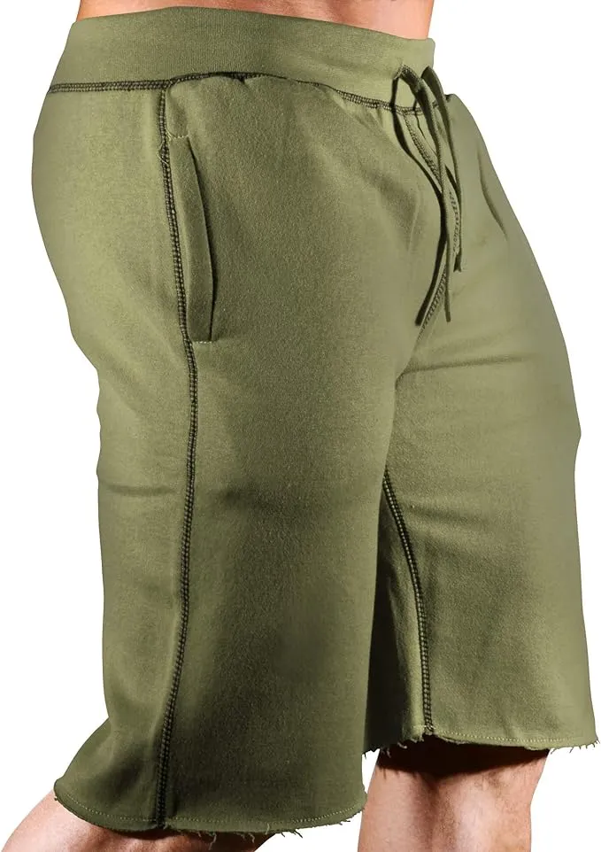 Monsta Clothing Co. Men's Workout Sweat Shorts HRD LVN 000 Classic Gym SweatShorts