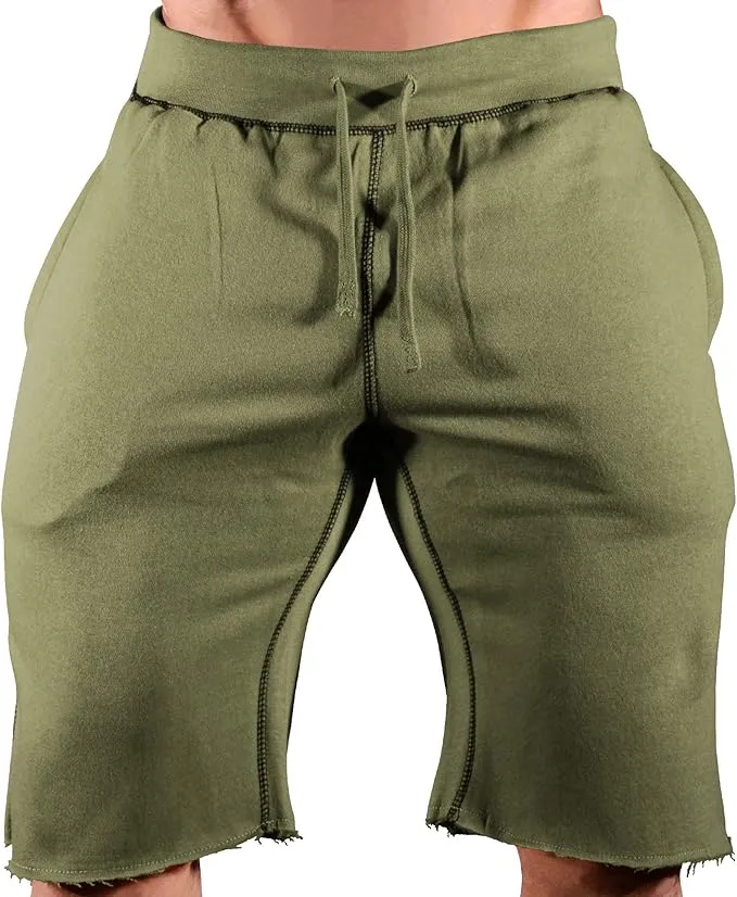 Monsta Clothing Co. Men's Workout Sweat Shorts HRD LVN 000 Classic Gym SweatShorts
