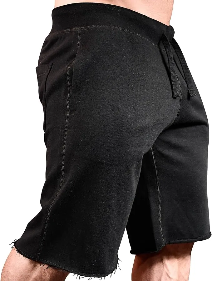 Monsta Clothing Co. Men's Workout Sweat Shorts HRD LVN 000 Classic Gym SweatShorts