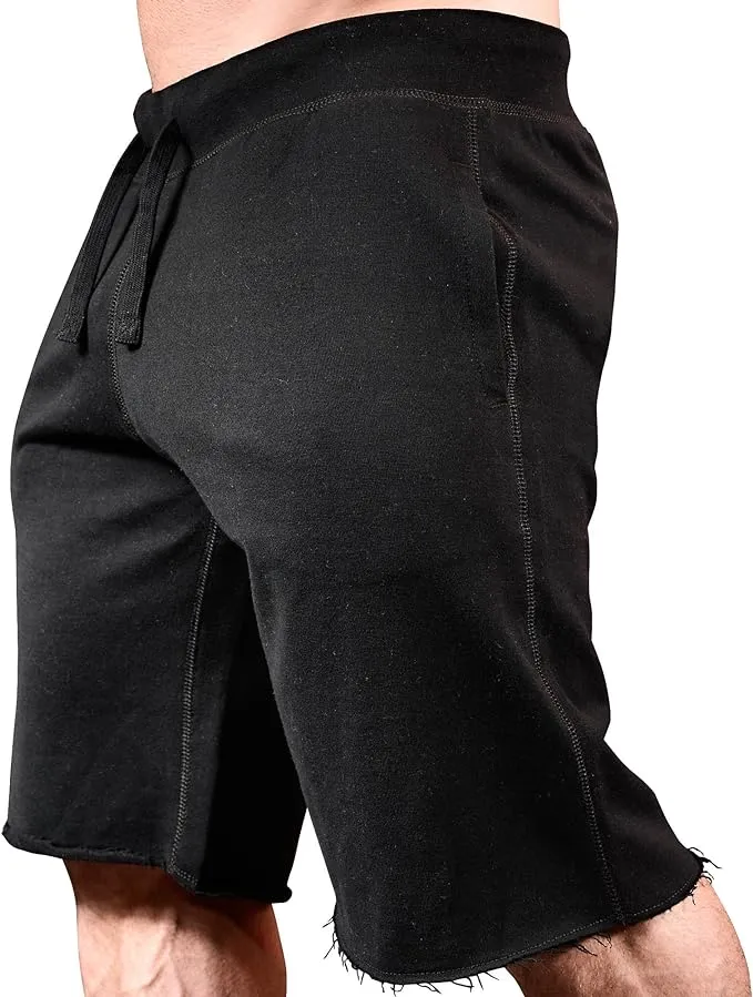 Monsta Clothing Co. Men's Workout Sweat Shorts HRD LVN 000 Classic Gym SweatShorts