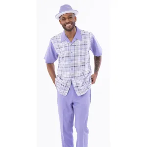 Montique 2302 Two Piece Set Lavander