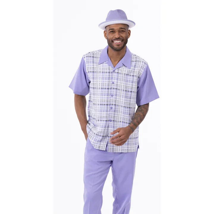 Montique 2302 Two Piece Set Lavander