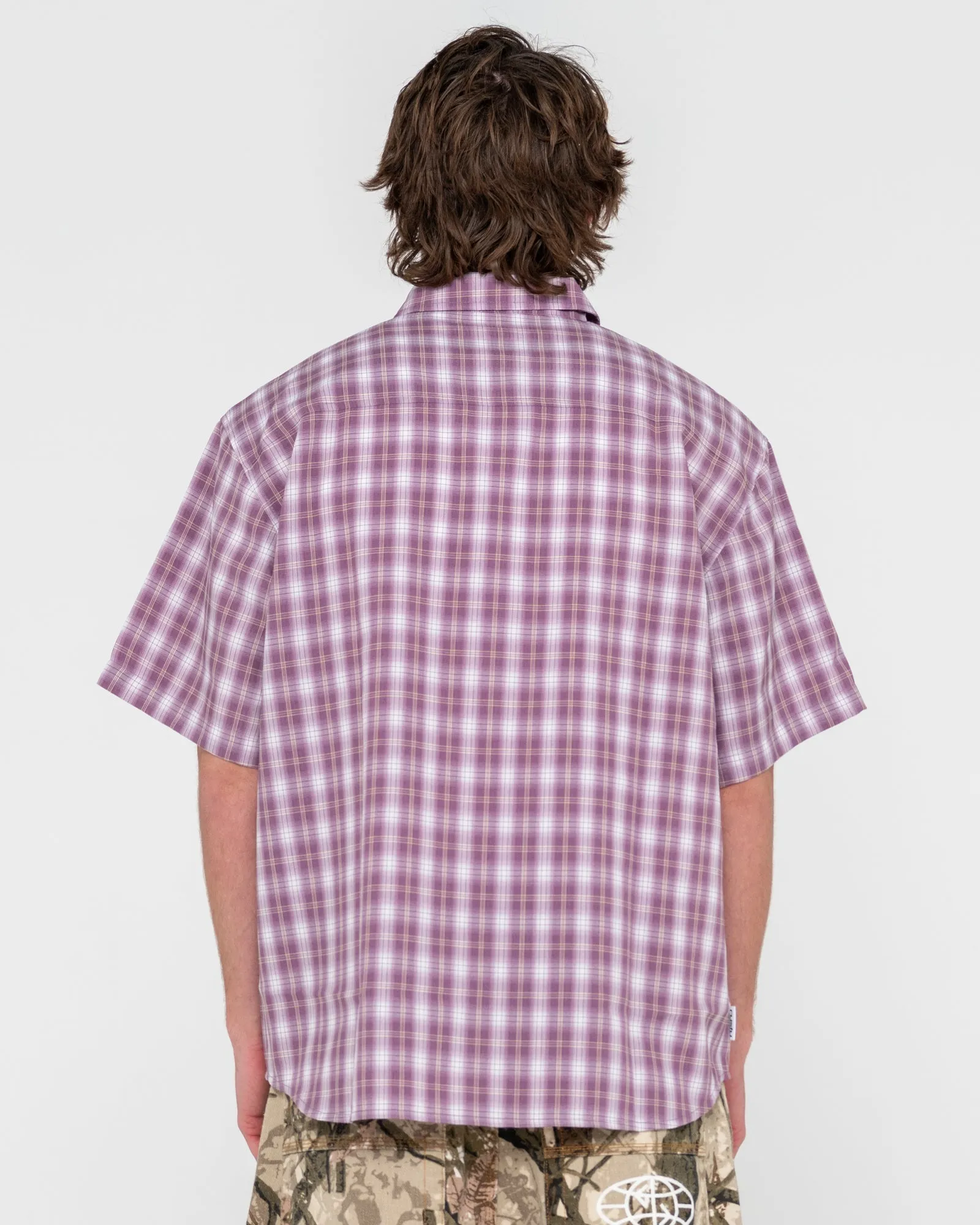 Mucho Gusto Oversized Boxy Fit Check Shirt