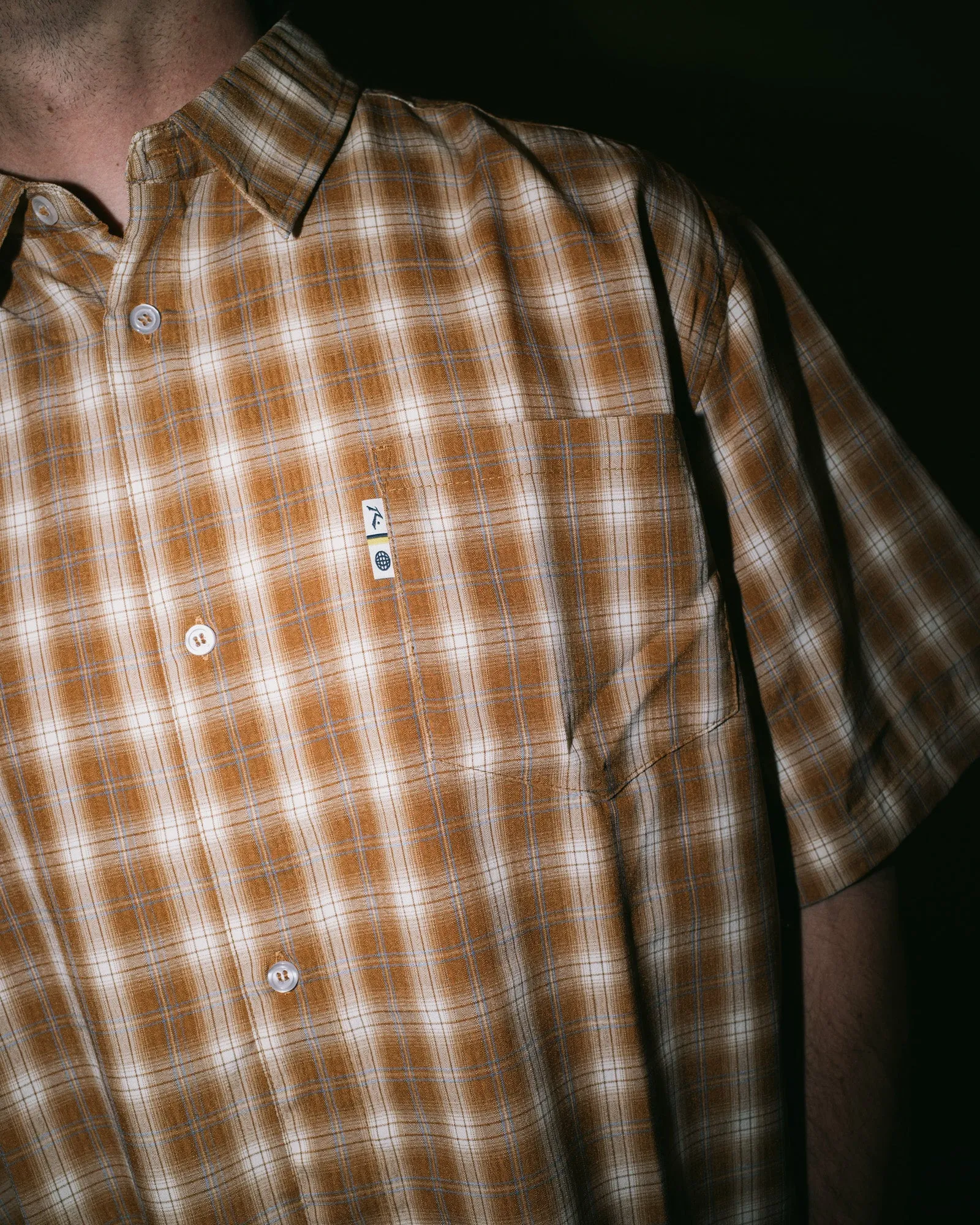 Mucho Gusto Oversized Boxy Fit Check Shirt