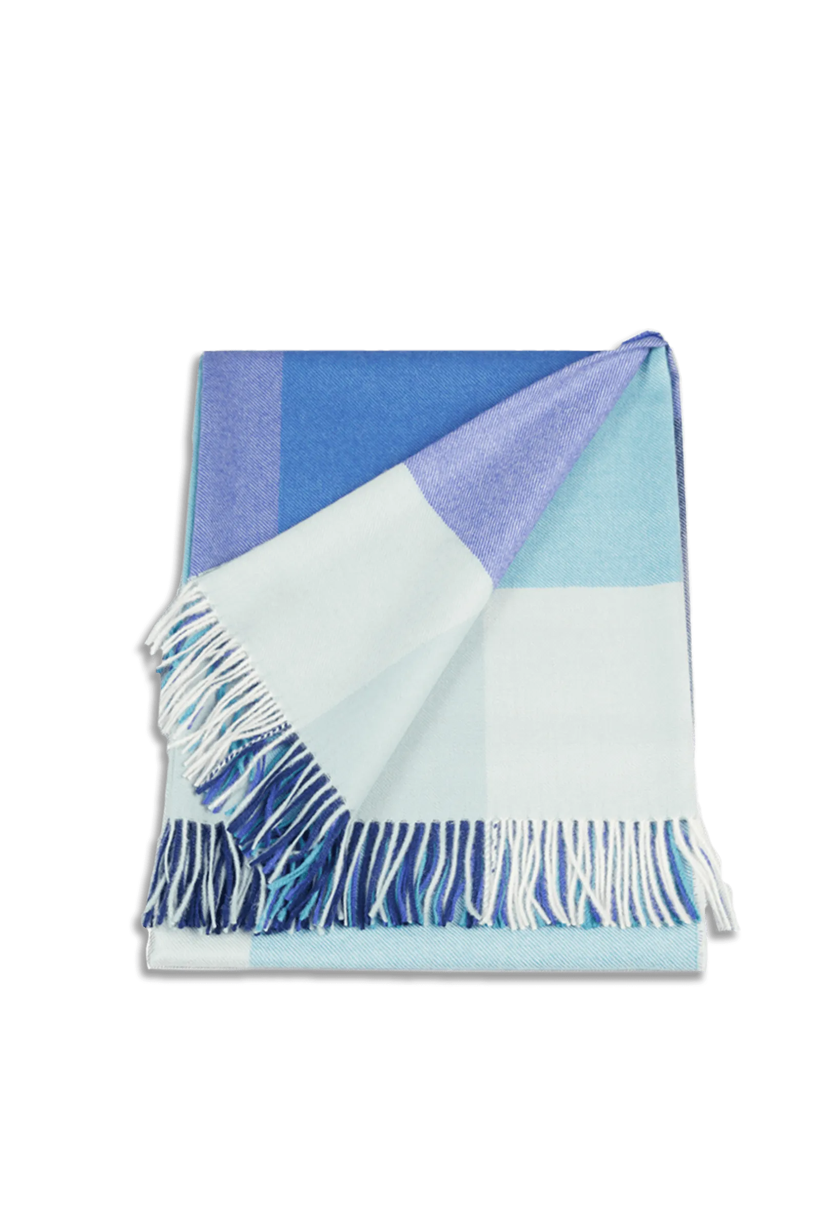 Multi Plaid Throw Blanket