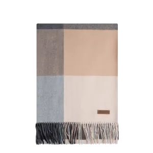 Multi Plaid Throw Blanket