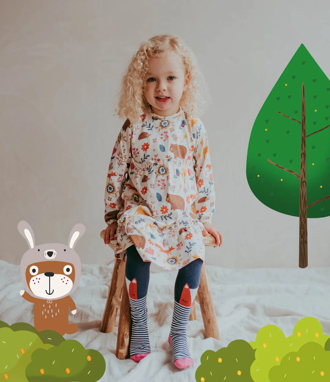 Multicoloured Animal Print Dress