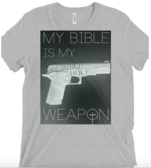 My Bible Gray - Christian Tee Shirts