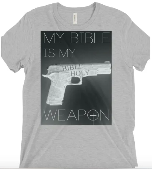My Bible Gray - Christian Tee Shirts