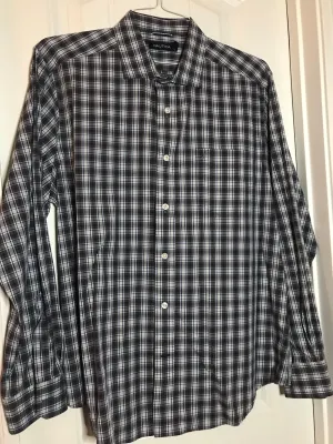 Nautica Plaid Long Sleeve- Large