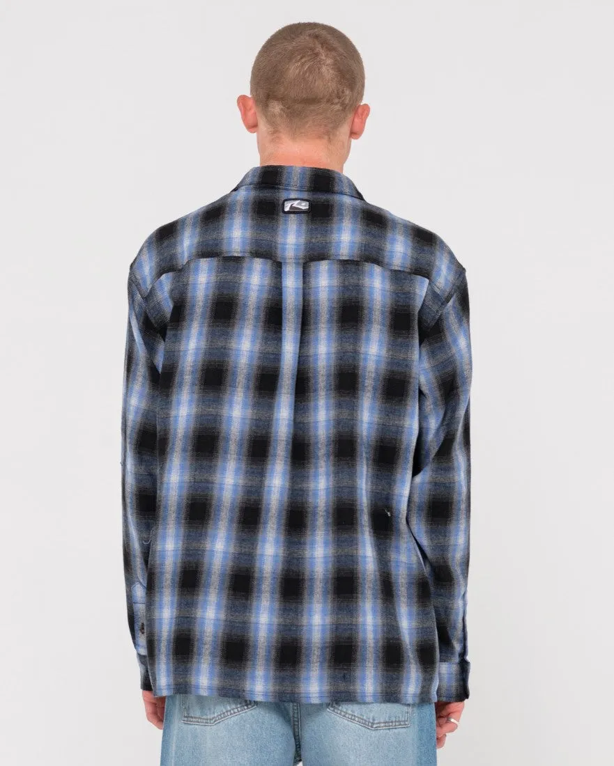 Neon Dreams Relaxed Fit Plaid Shirt