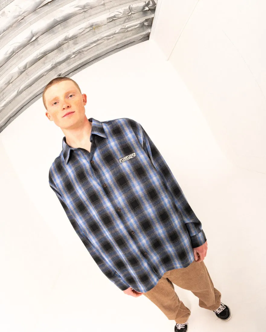 Neon Dreams Relaxed Fit Plaid Shirt
