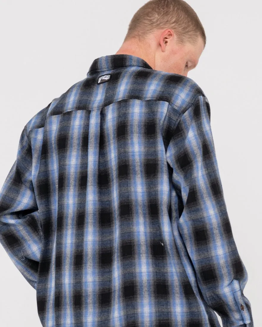 Neon Dreams Relaxed Fit Plaid Shirt