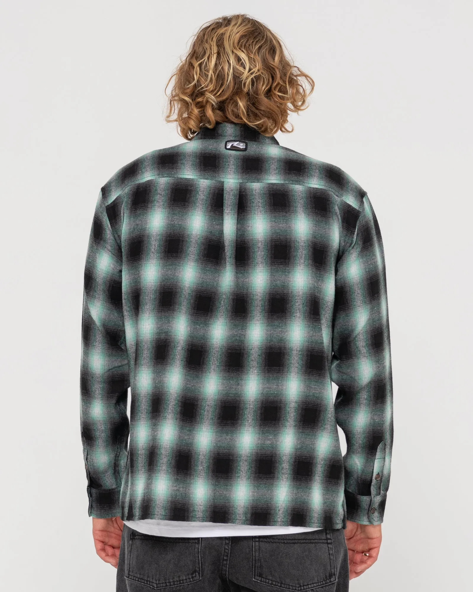 Neon Dreams Relaxed Fit Plaid Shirt