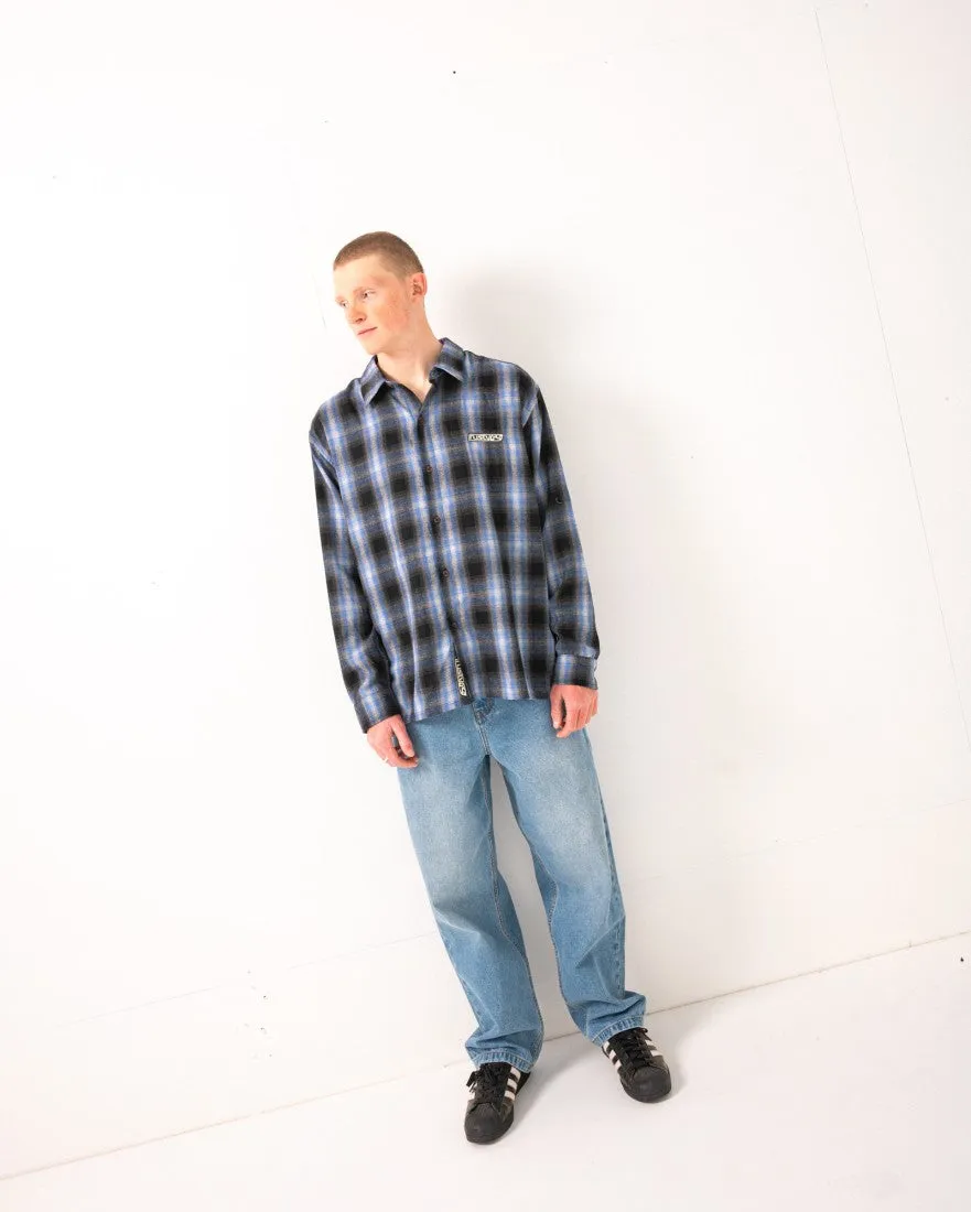 Neon Dreams Relaxed Fit Plaid Shirt