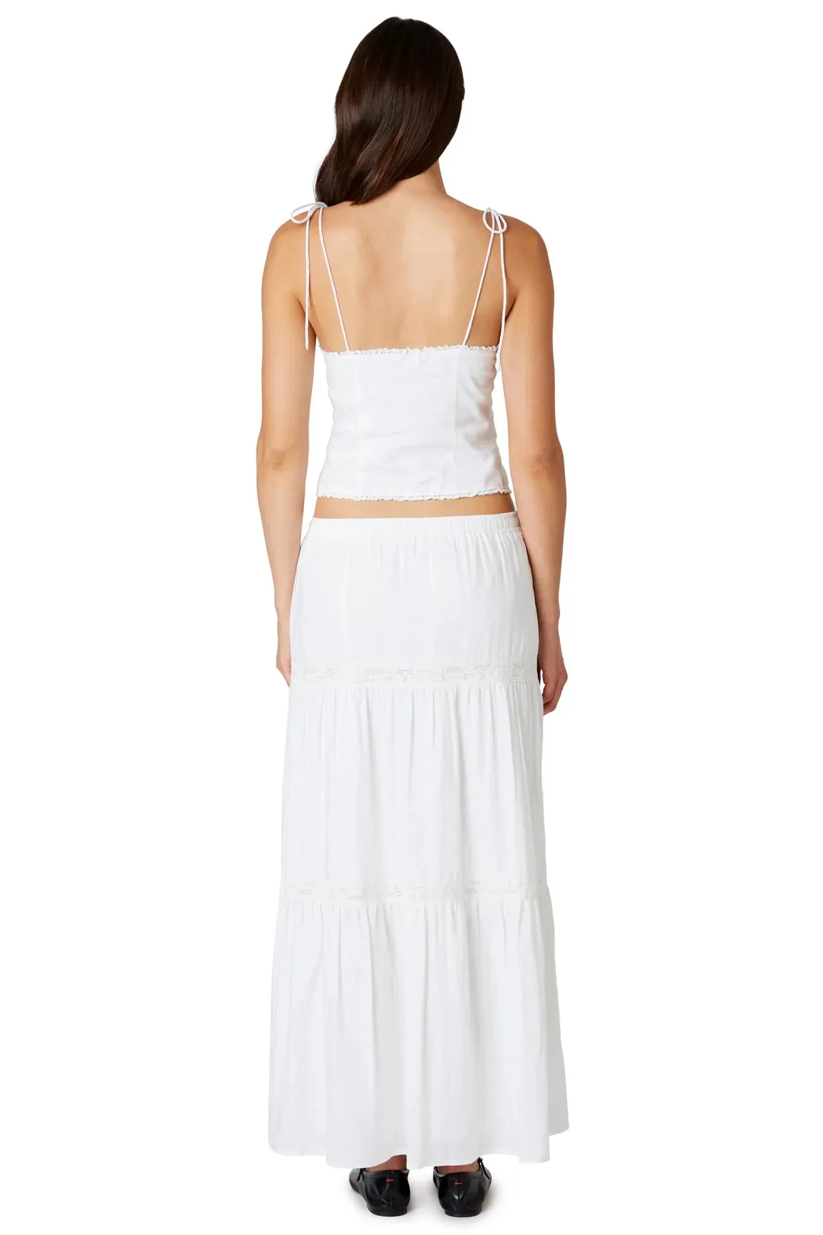 Nia Dove Skirt - White