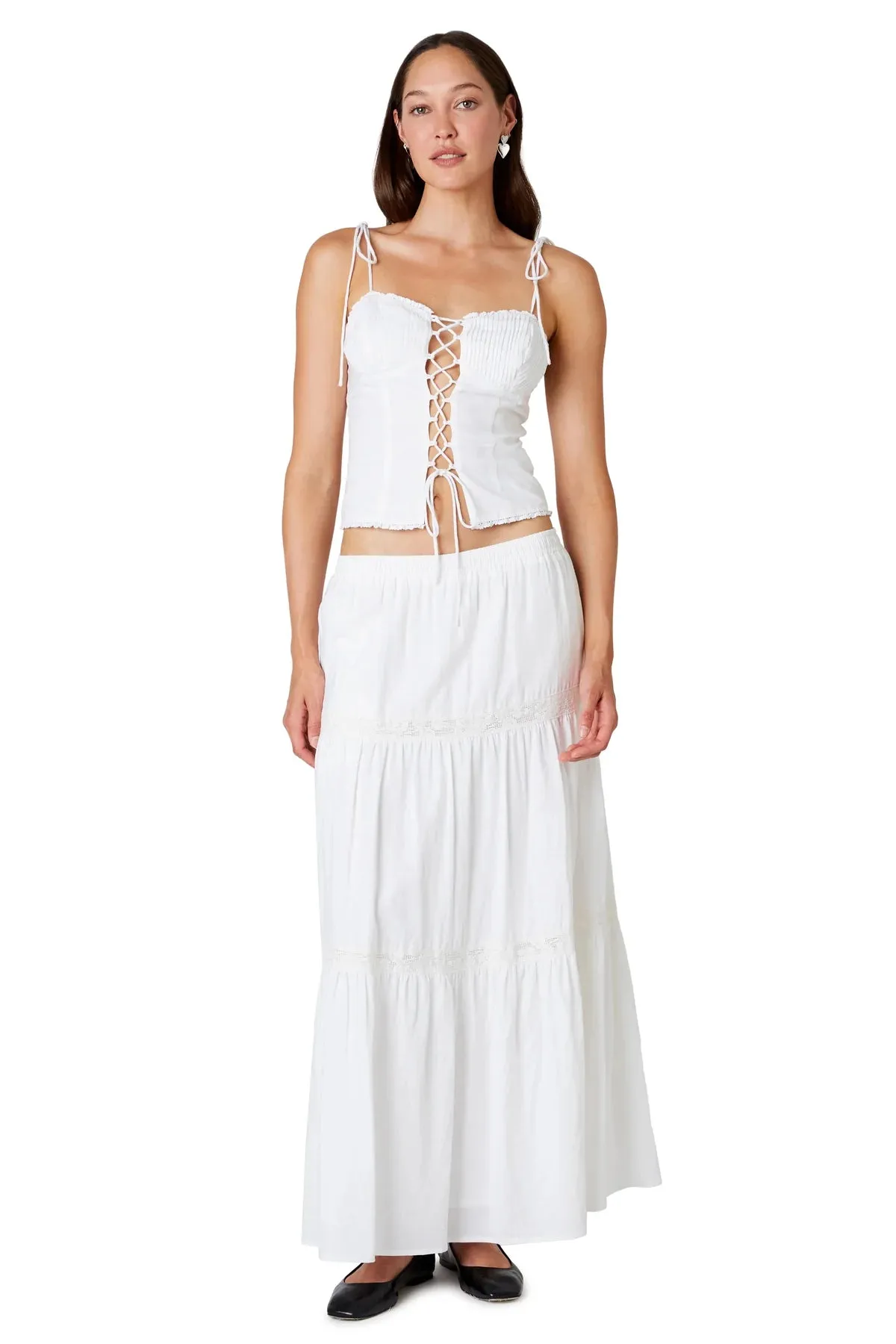 Nia Dove Skirt - White