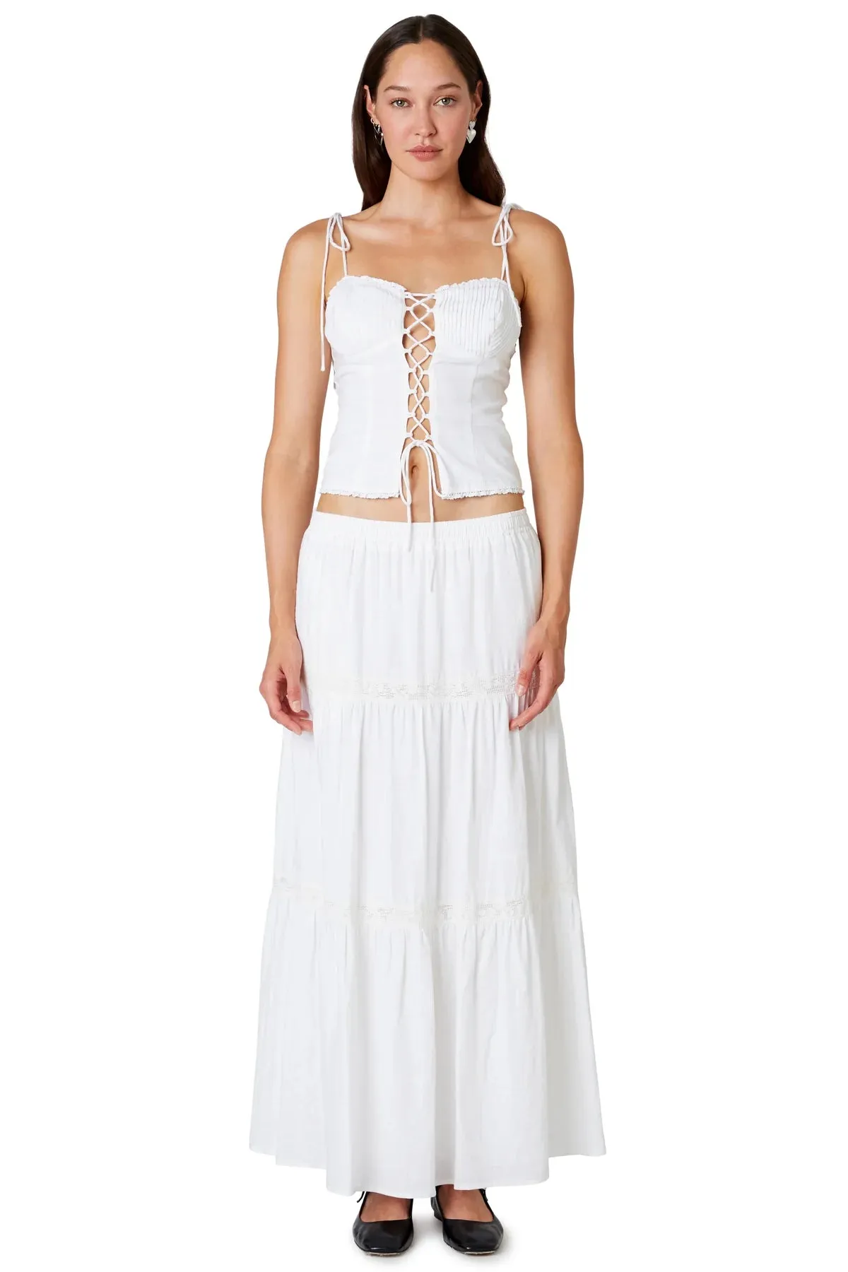 Nia Dove Skirt - White