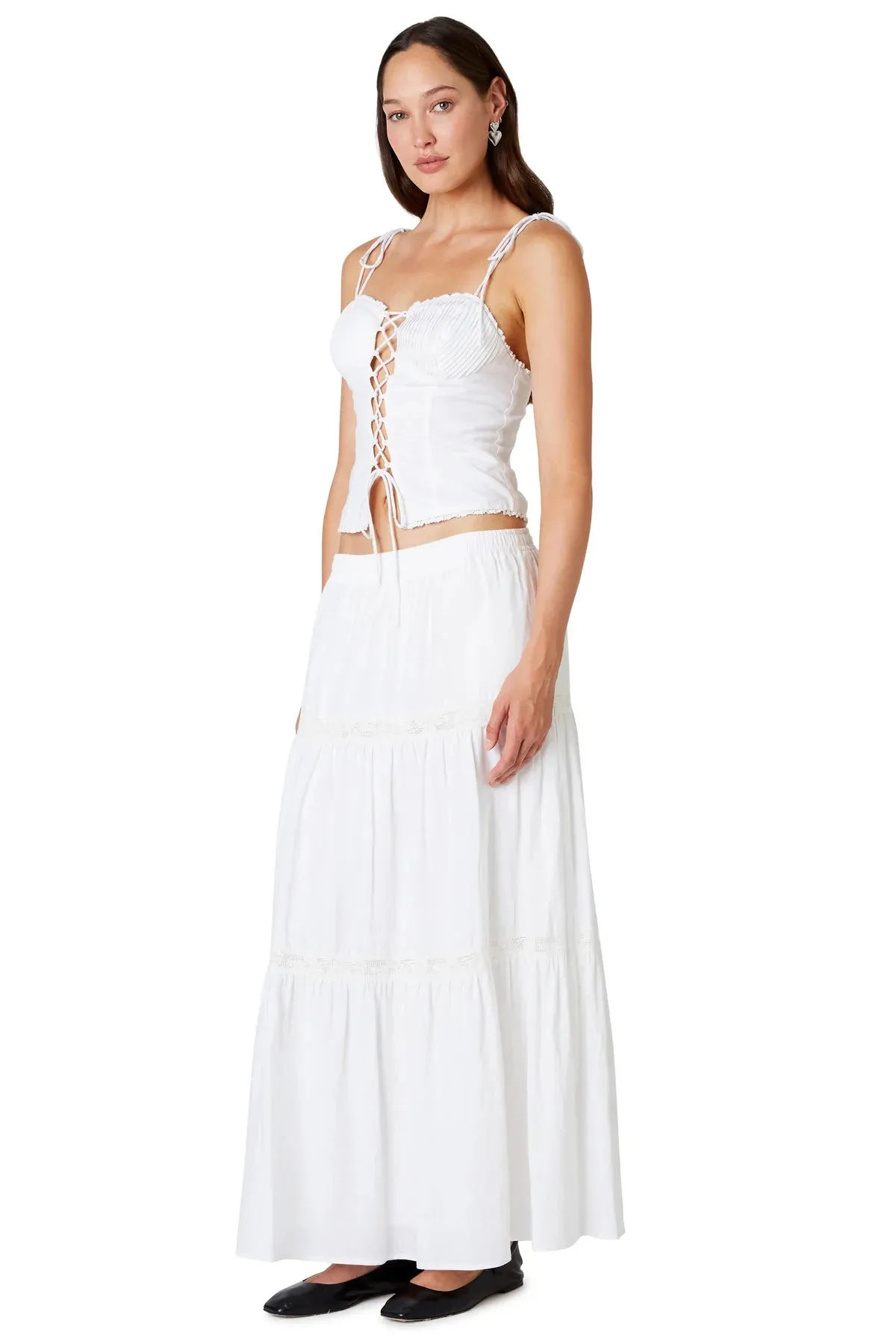 Nia Dove Skirt - White