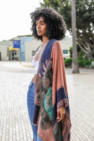 NIGHTBIRD PRINTED KIMONO