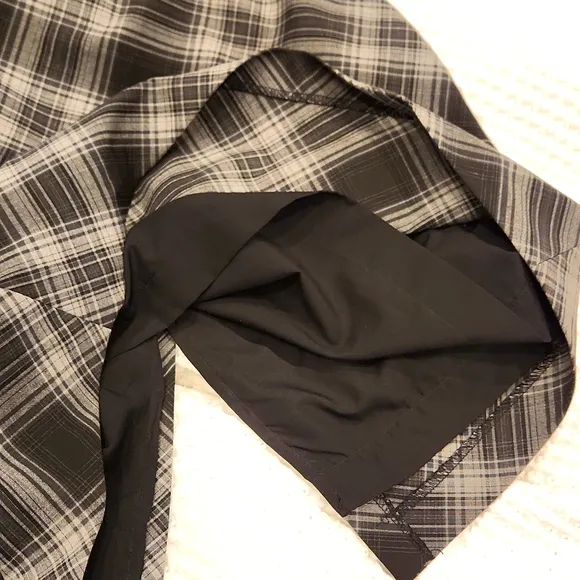 Nine West Gray Plaid Dress size 10