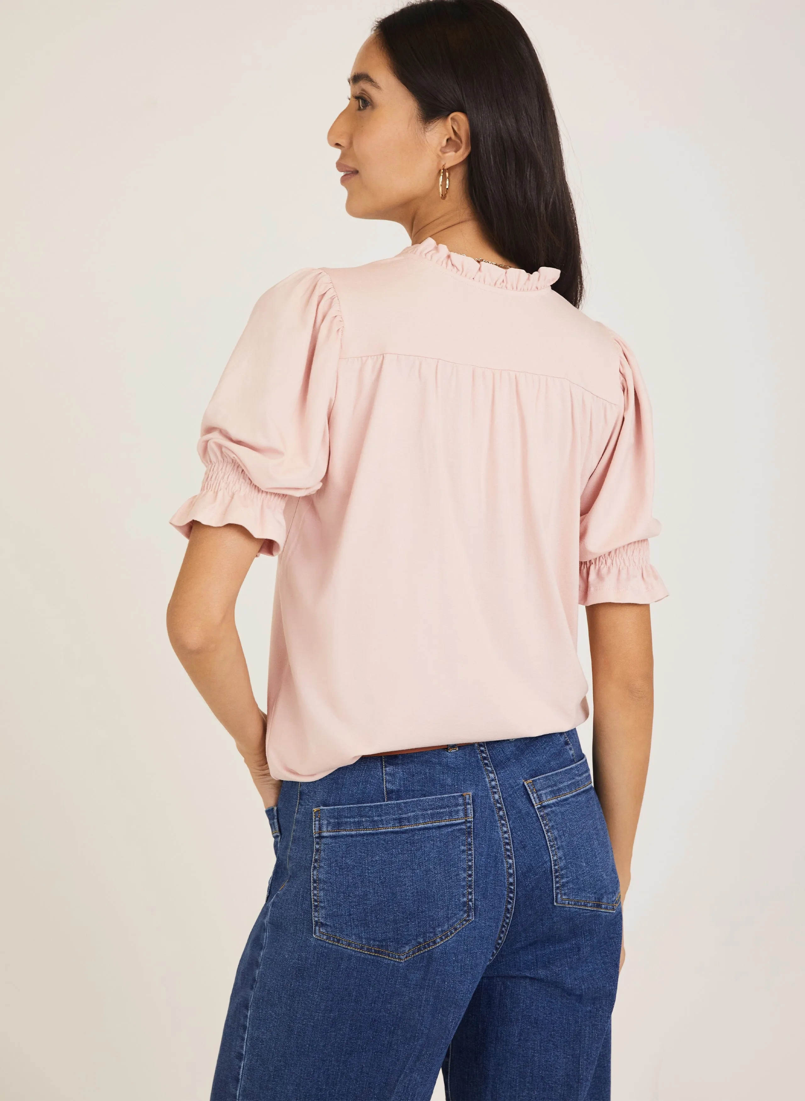 Noa LENZING™ ECOVERO™ Blouse | Powder Pink