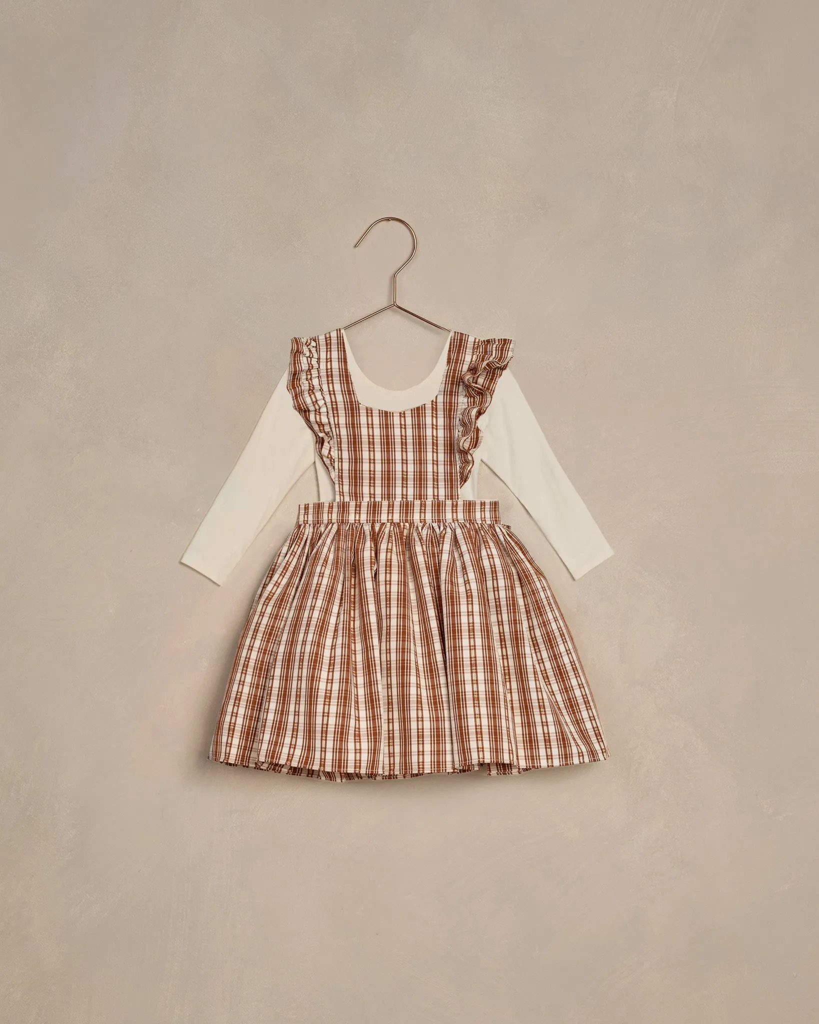 NORALEE Agatha Dress || Copper Plaid