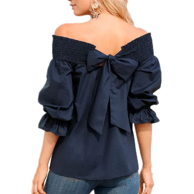 Off Shoulder Sexy Blouses