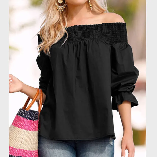Off Shoulder Sexy Blouses