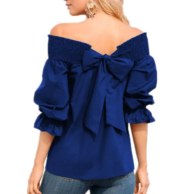 Off Shoulder Sexy Blouses