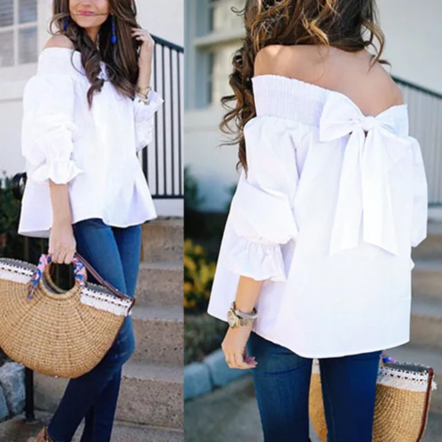 Off Shoulder Sexy Blouses