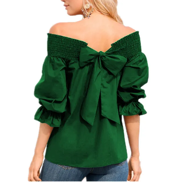 Off Shoulder Sexy Blouses