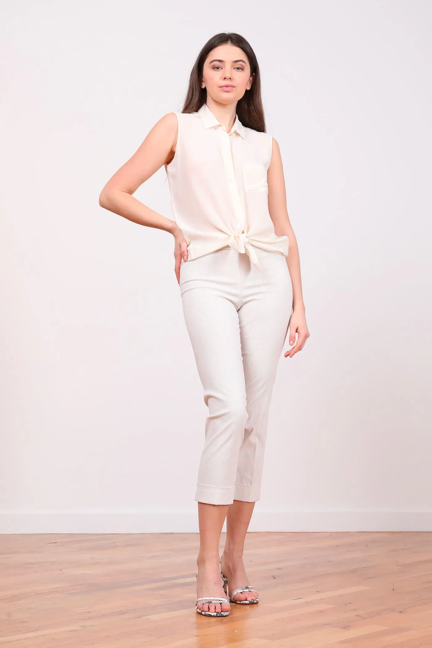 OLIVER Seersucker Beige