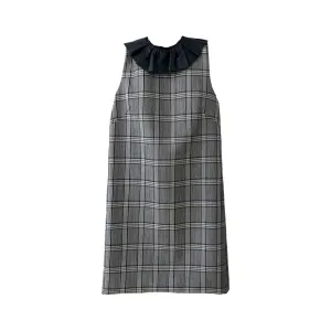 Open Back Ruffle Sleeveless Dress