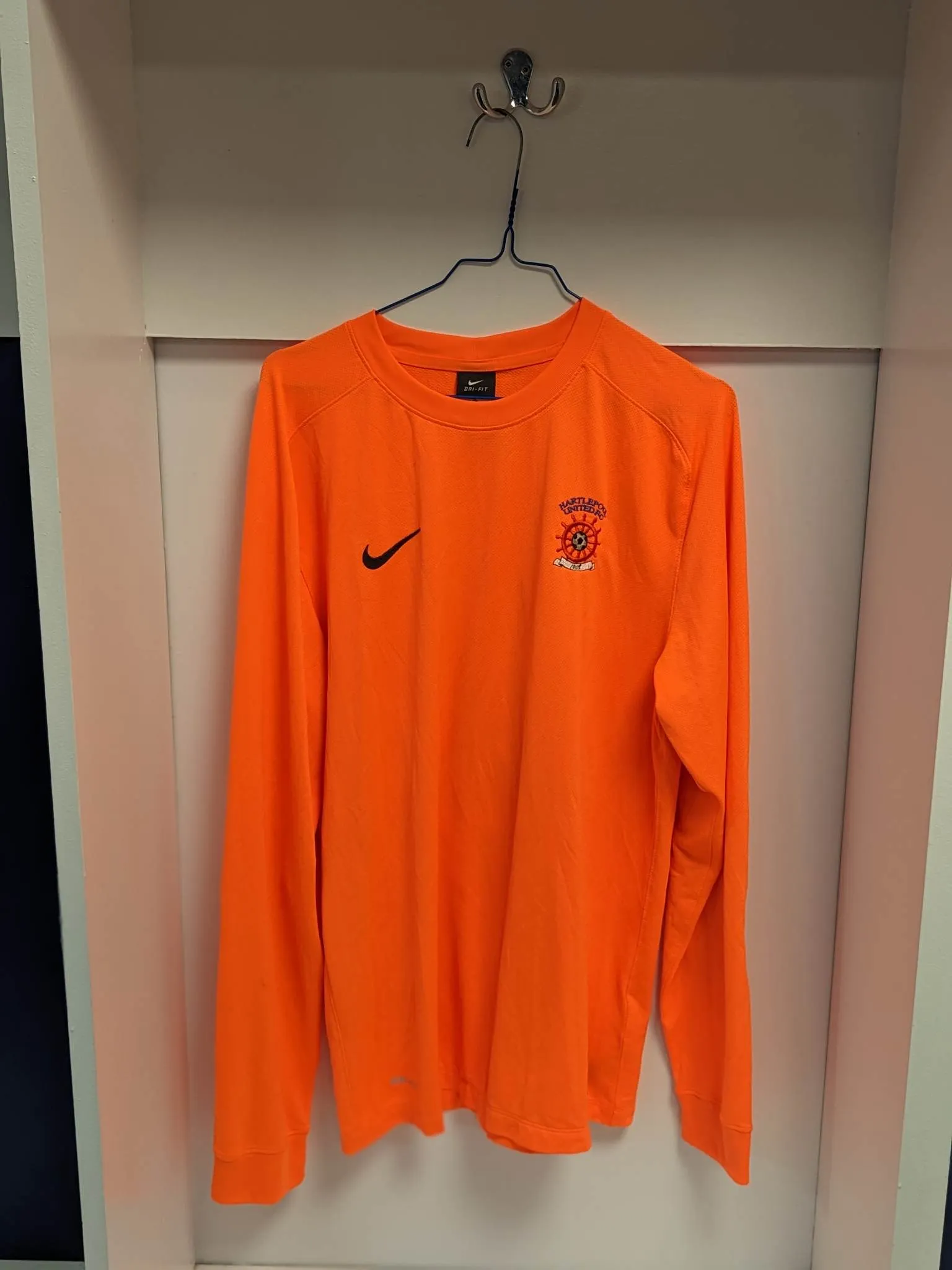 Orange Nike Long-Sleeve Shirt