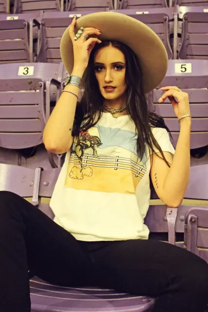 Original Cowgirl Clothing T-Shirts: Moonlight Cowboy