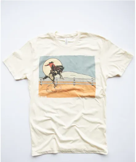 Original Cowgirl Clothing T-Shirts: Moonlight Cowboy