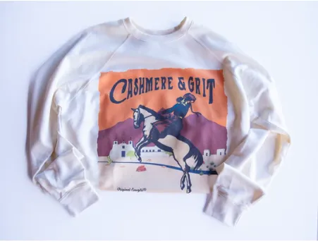 Original Cowgirl Clothing T-Shirts: Pullover Cashmere and Grit