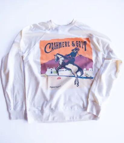 Original Cowgirl Clothing T-Shirts: Pullover Cashmere and Grit