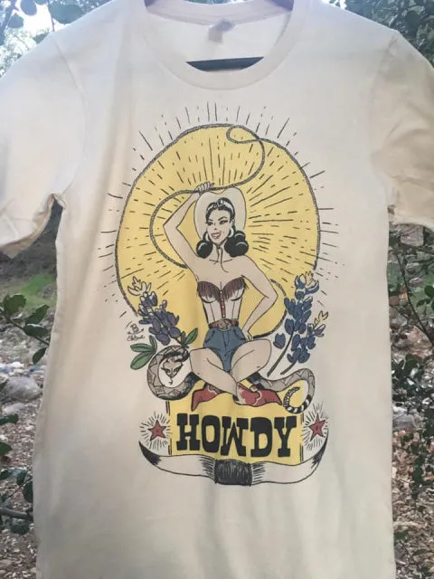 Original Cowgirl Clothing T-Shirts: Rockin' B Ranch Howdy