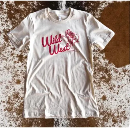 Original Cowgirl Clothing T-Shirts: Wild West Bucking Horse
