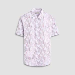 Orson Abstract Seersucker Short-Sleeve Shirt