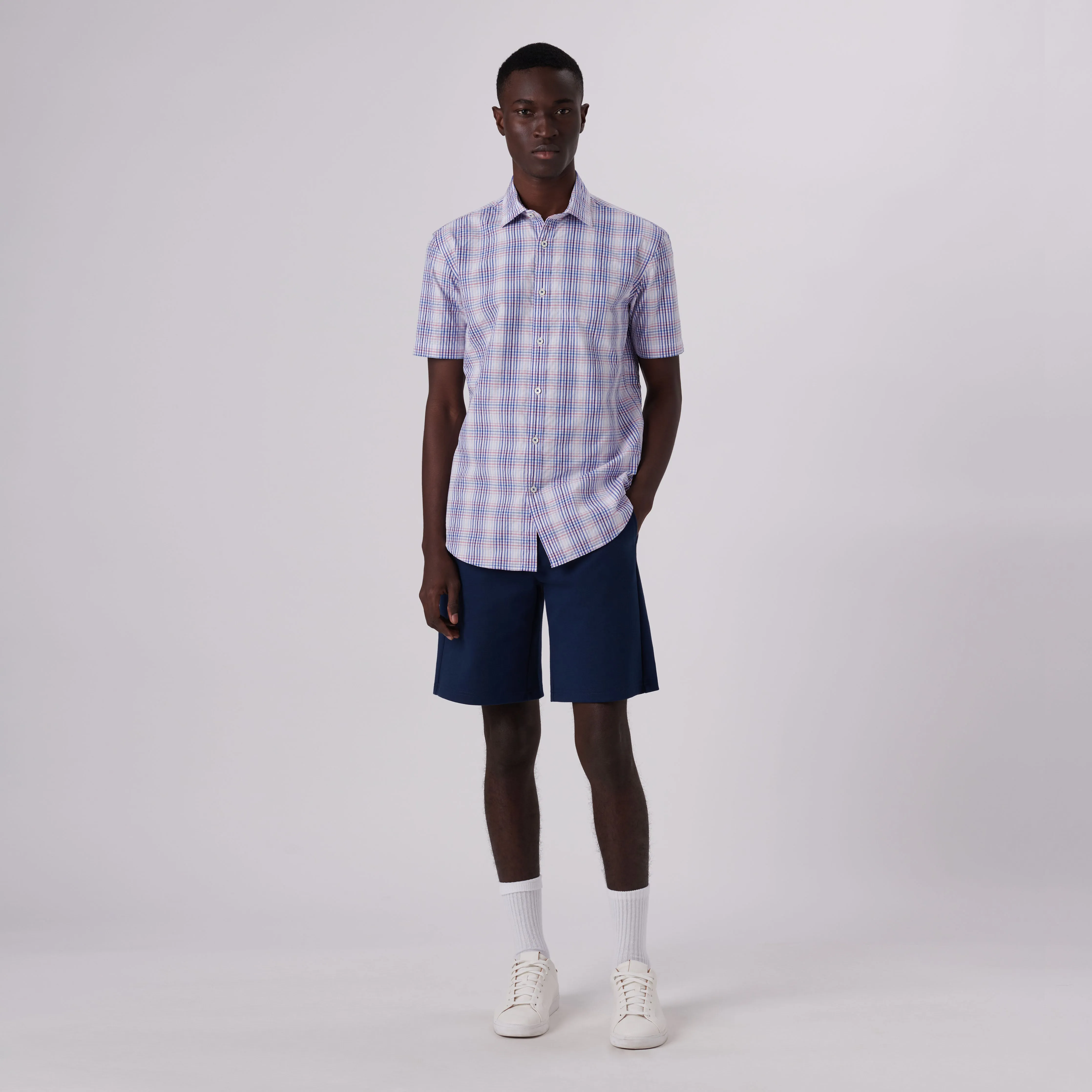 Orson Plaid Check Short Sleeve Shirt