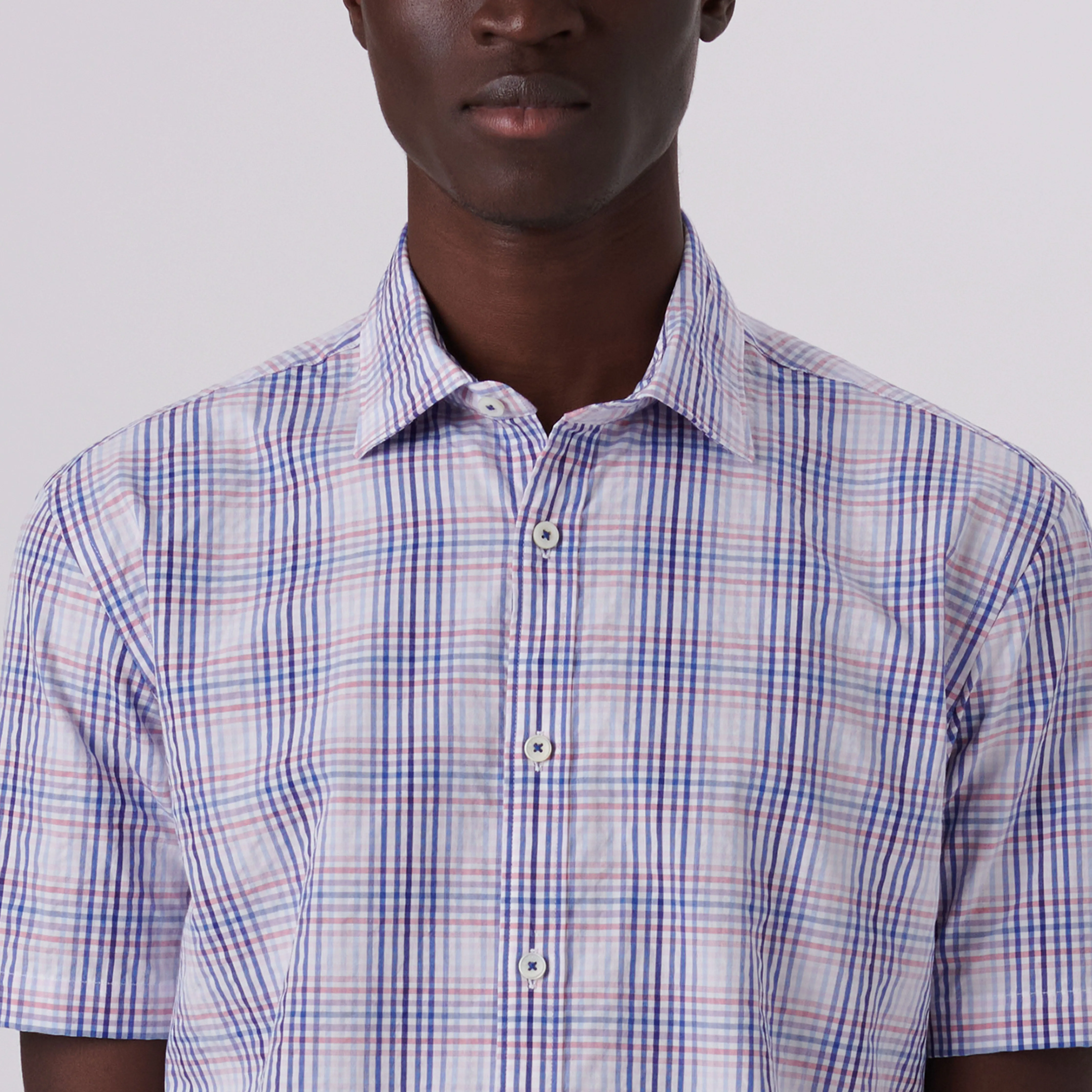 Orson Plaid Check Short Sleeve Shirt